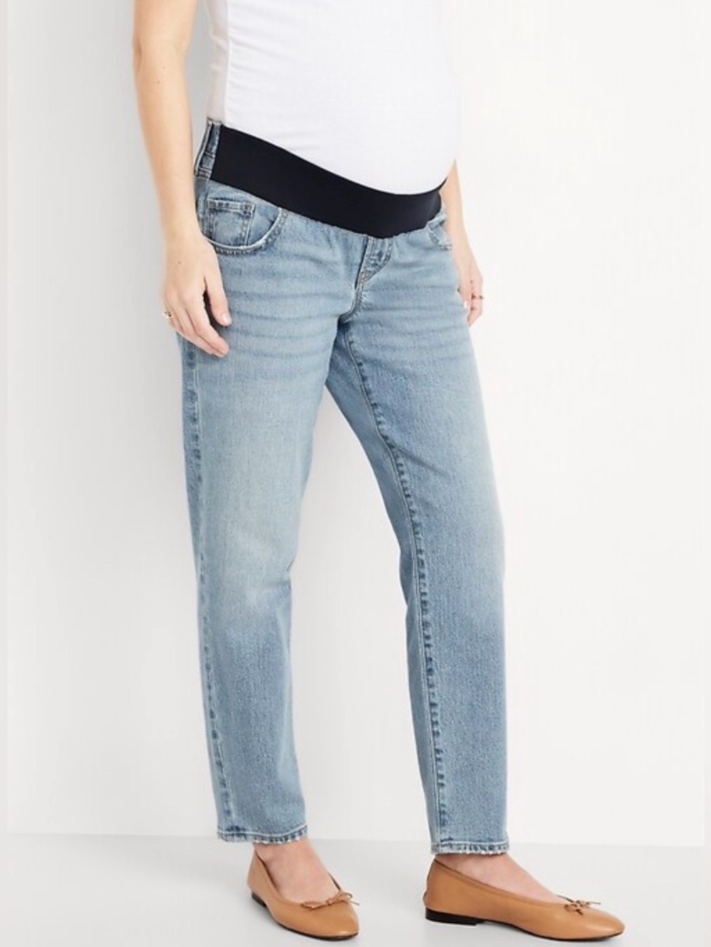 Old Navy Maternity OG Straight Low Panel Jeans Size 18
